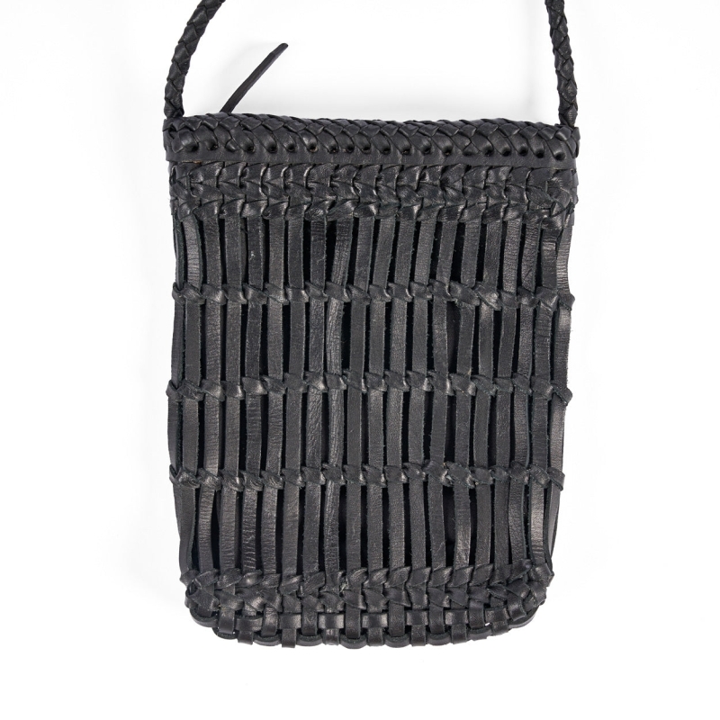 The Voodoo Leather Bag - Black