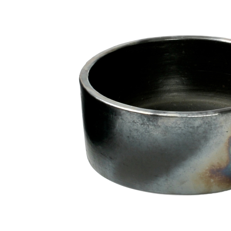 The Burned Cylinder Dish - Black - M