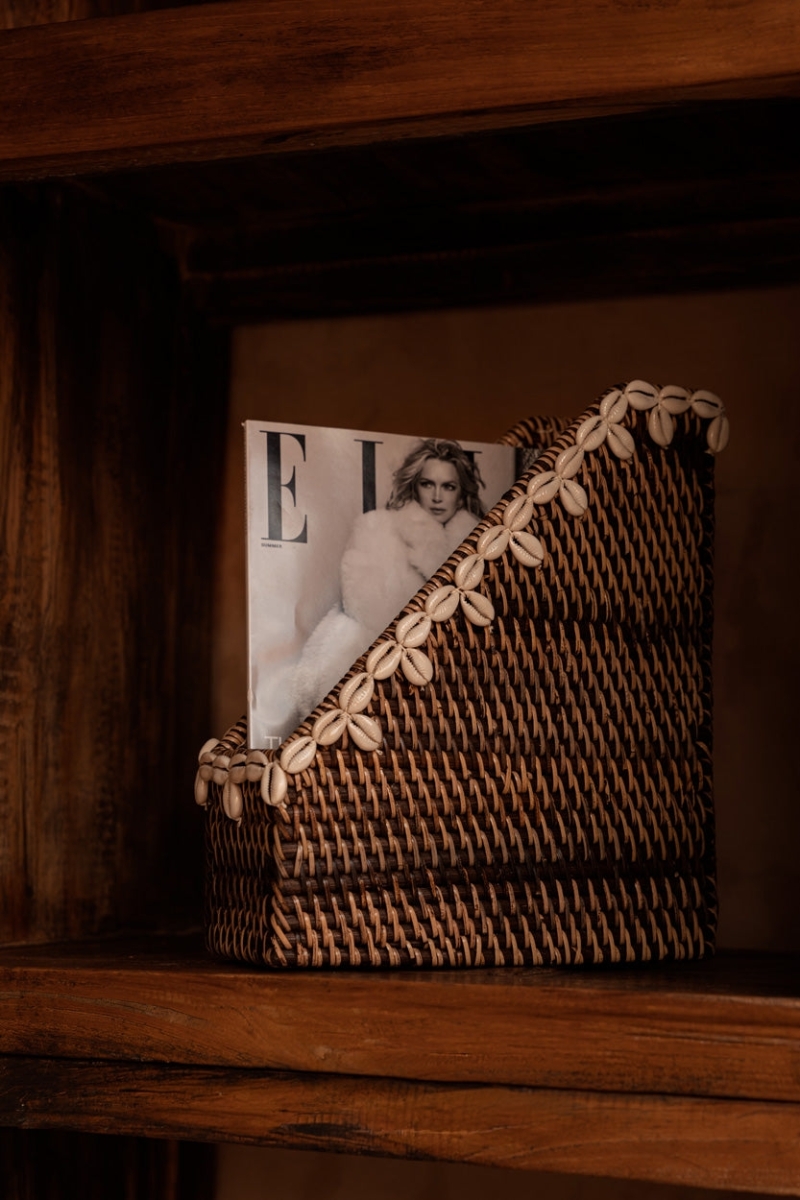 The Shell Edge Organizer - Natural Brown