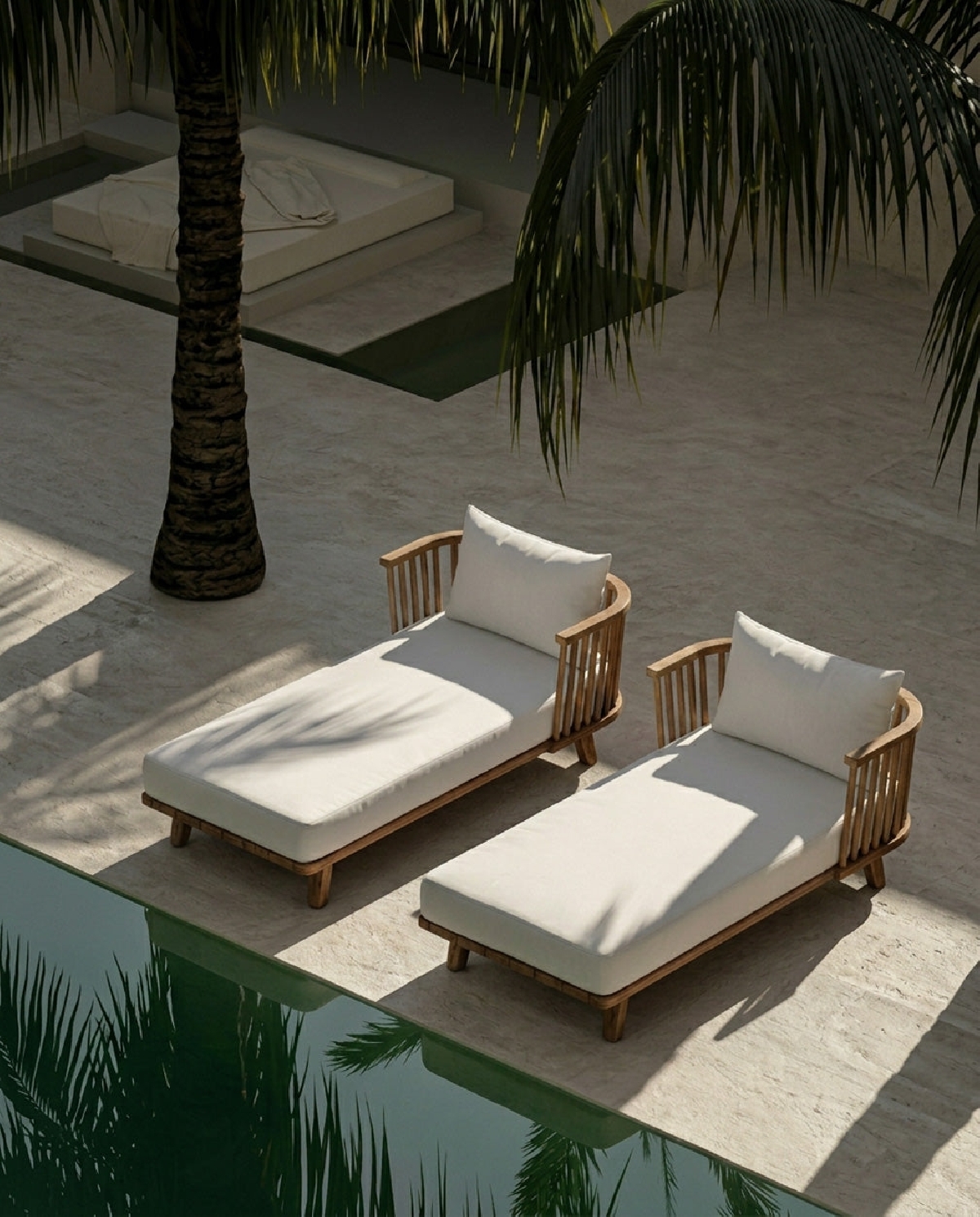 The Malawi Daybed - Natural White