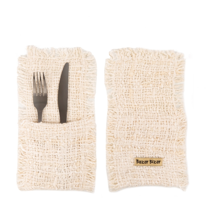 The Oh My Gee Cutlery Holder - Cream