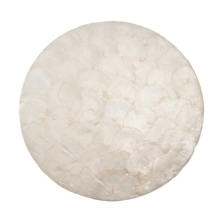 The Mother of Pearl Placemat - White