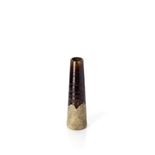 The Amber Cone Vase - Concrete Brown - S