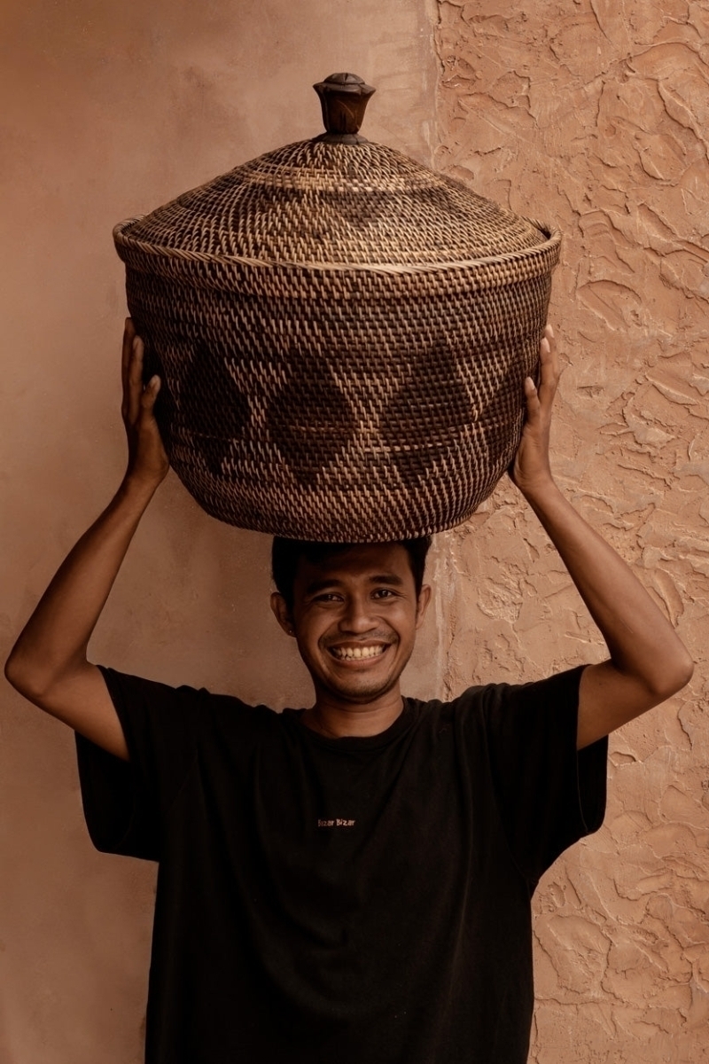 The Storage Crown Basket - Natural Brown