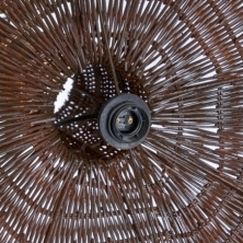 The Dome Pendant - Dark Walnut - XL