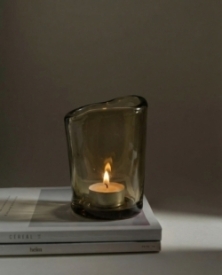 The Nocturne Candle Holder - Charcoal - L