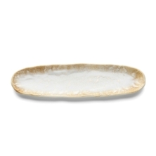 The Da Rocha Oval Platter - White Honey