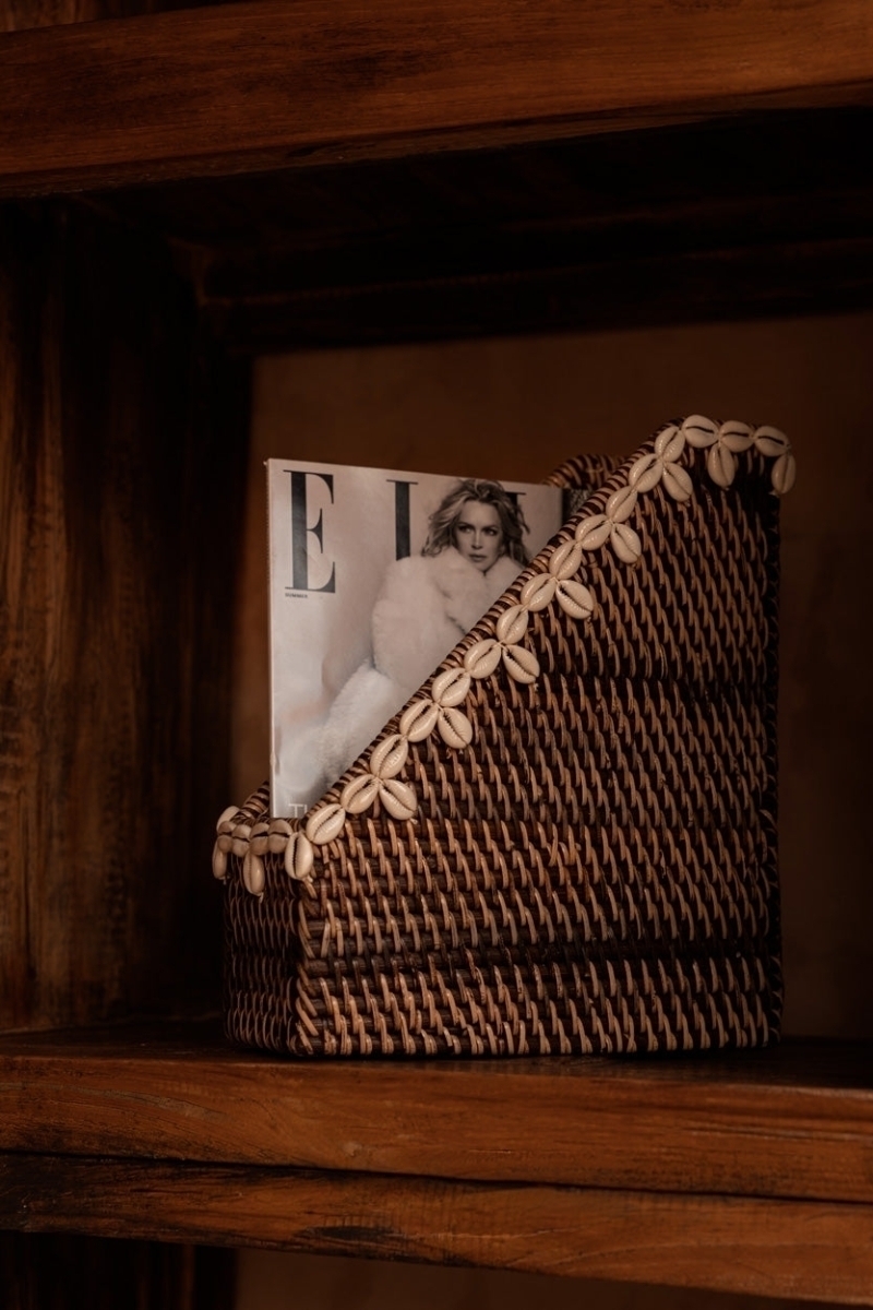 The Shell Edge Organizer - Natural Brown