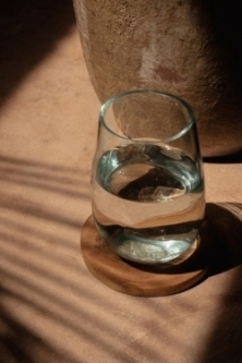 The Teak Root Nordic Coaster