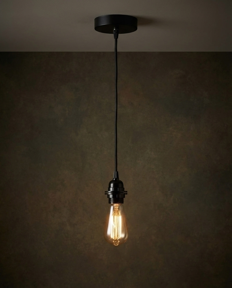 Fitting Lamps Ceiling - Black - 1 Fitting