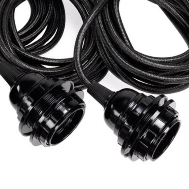 Fitting Lamps Ceiling - Black - 3 Fittings