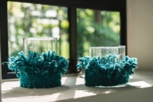 The Oh My Gee Candle Holder - Aqua - S