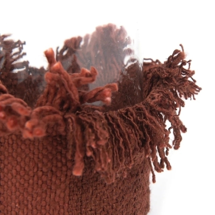 The Oh My Gee Candle Holder - Burgundy Velvet - M