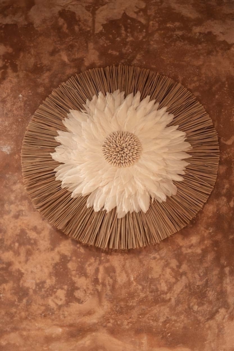 The Alang Feather Juju - Natural White
