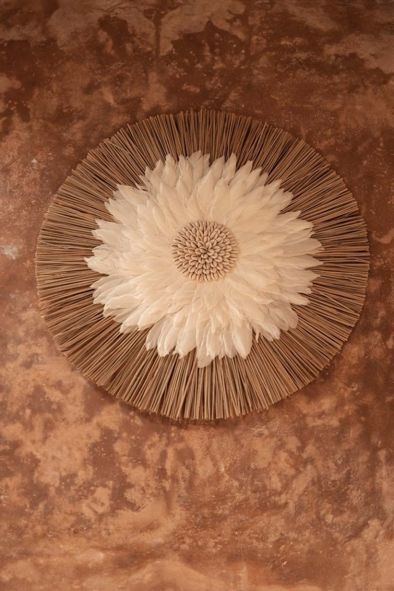 The Alang Feather Juju - Natural White