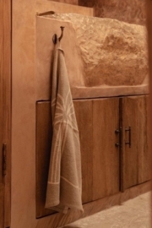 The Linen Palm Tree Kitchen Towel - Natural White - 50x70