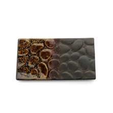 The Merapi Rectangular Plate - Brown