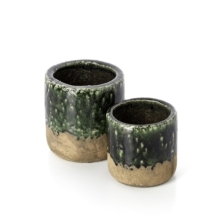 The Moss Planter -  Concrete Green - S