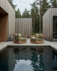 The Umalas One Seater Sofa - Outdoor - Green Alga