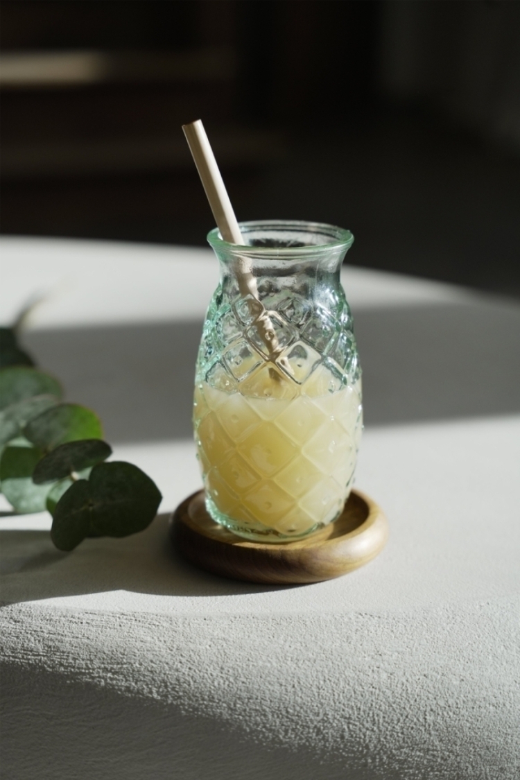 The Pineapple Glass - Blue - L