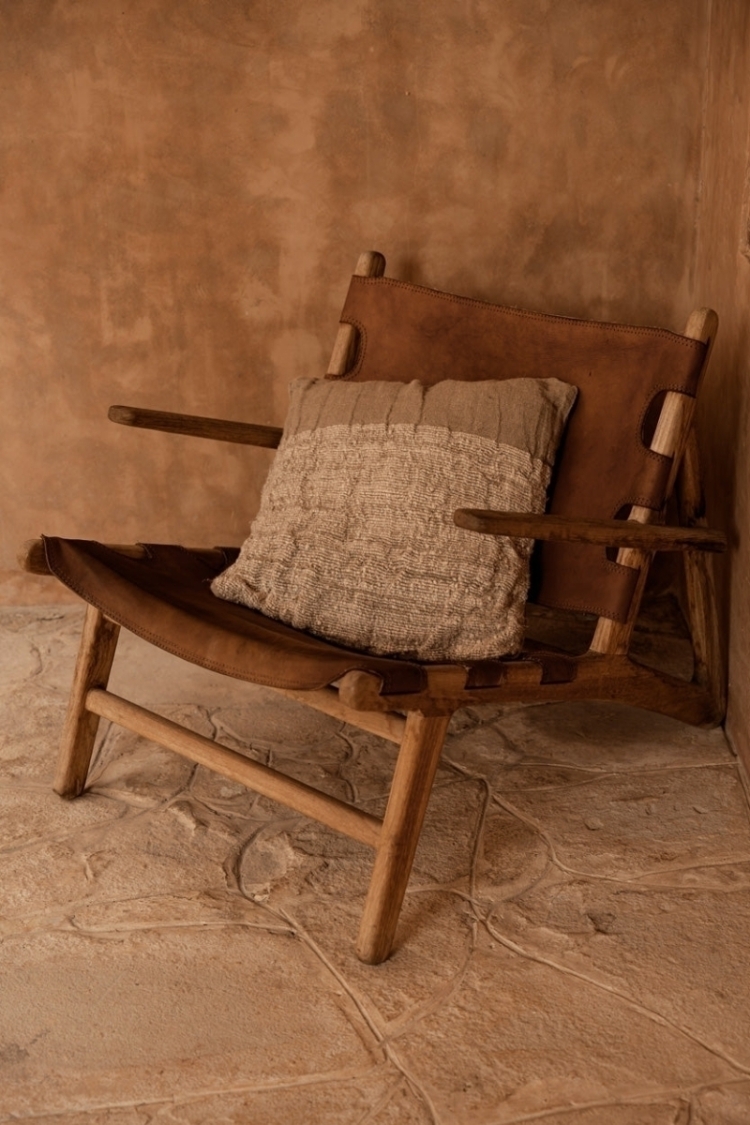 The Linen Edit Cushion Cover - Natural