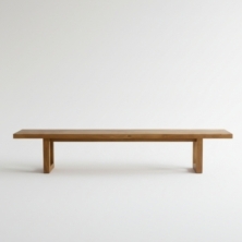 Bench With Square Foot - Natural - 220