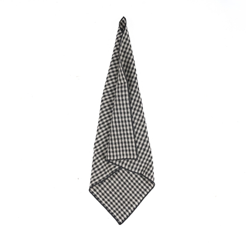 The Picknick Napkin - Natural Black - 45x45