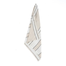 The Provence Napkin - Natural Black White - 45x45