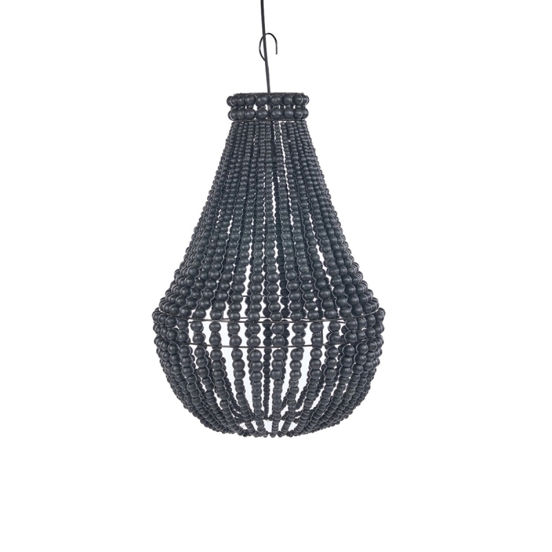 The Teardrop Chandelier - Black - M