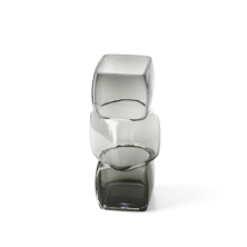 The Cubes Vase - Dark Grey - M