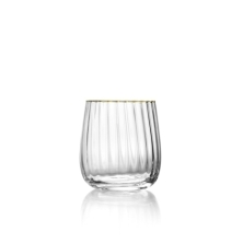 The Golden Rim Tumbler - Natural Gold