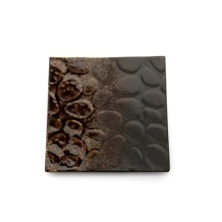 The Merapi Square Plate - Brown
