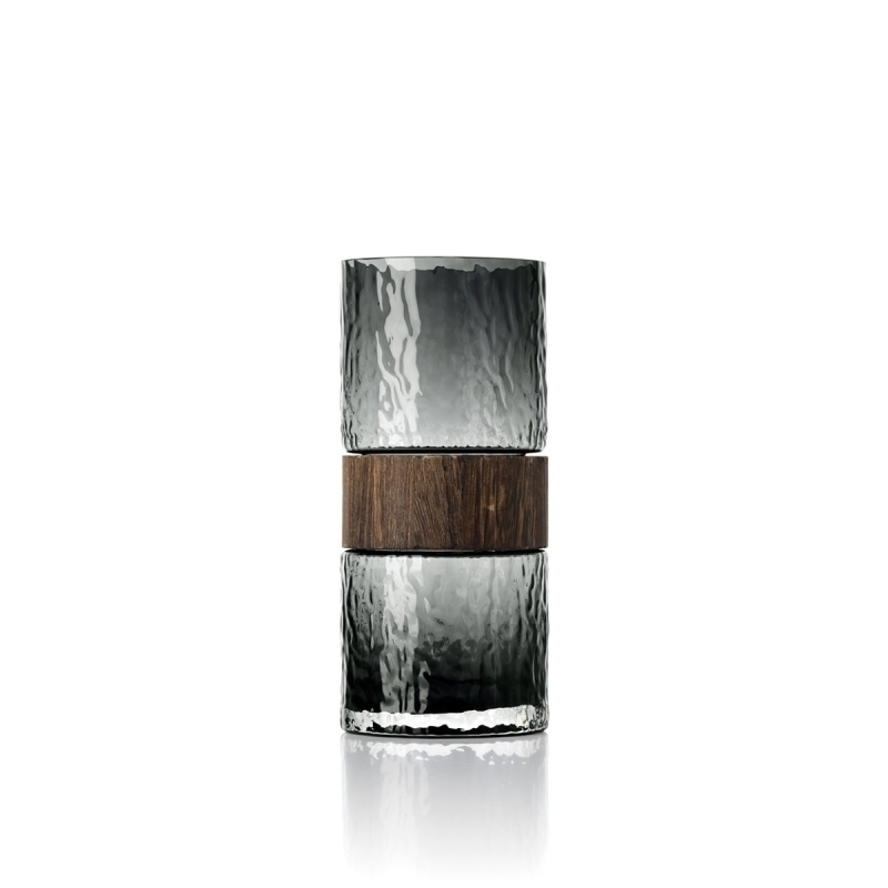 The Wood You Be Mine Vase - Dark Grey - M