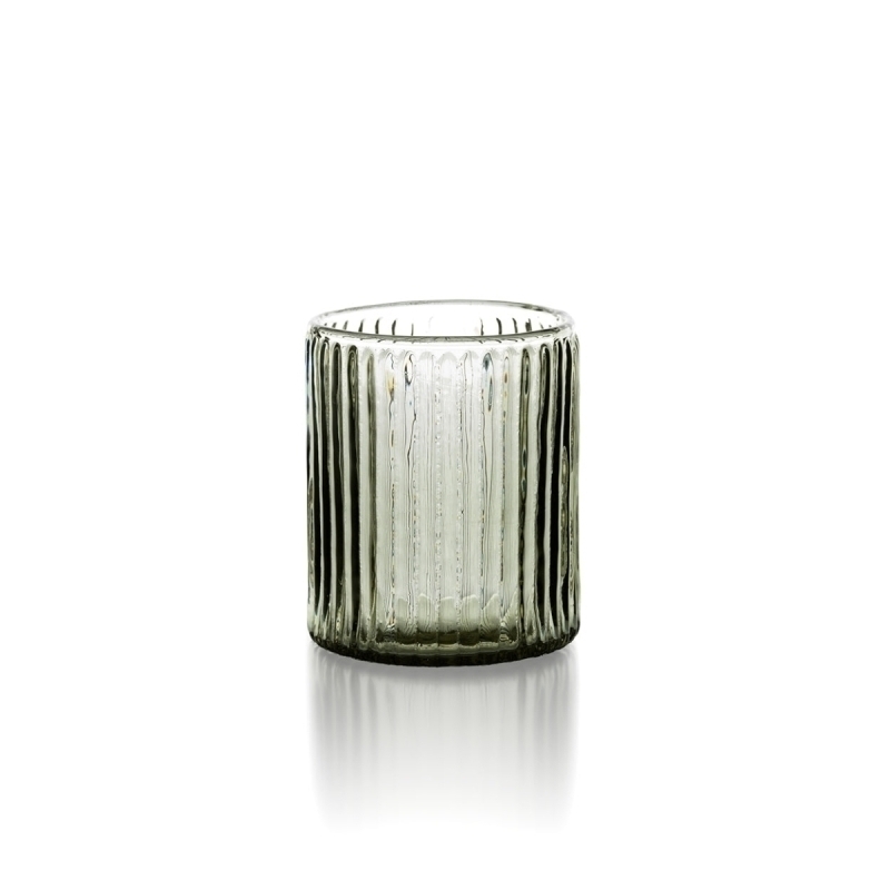 The Ribbed Tumbler - Charcoal