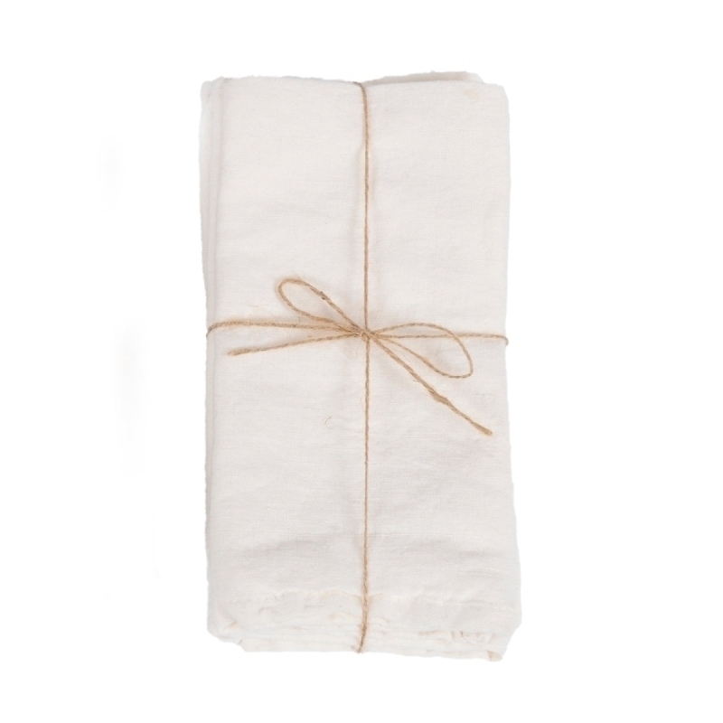 The Linen Napkin - White