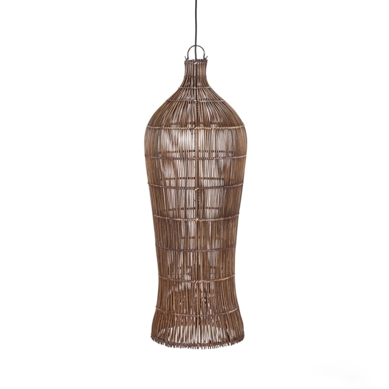 The Oasis Tower Pendant - Dark Walnut - M
