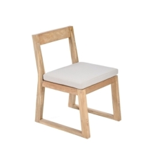 The Linear Dining Chair - Natural Grey