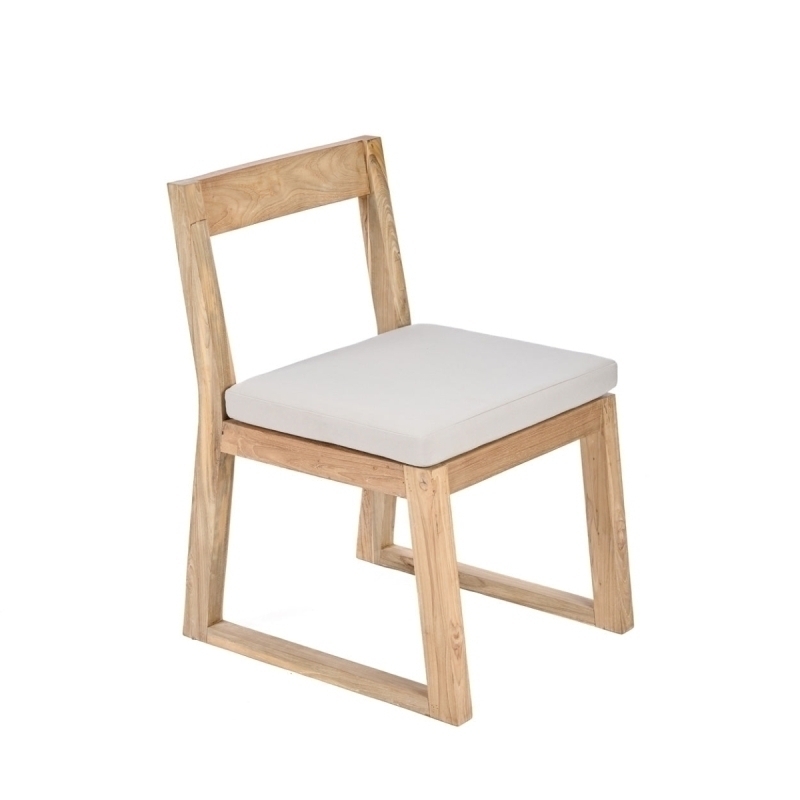 The Linear Dining Chair - Natural Grey