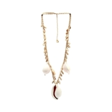 The Big White Cowrie Shell Necklace