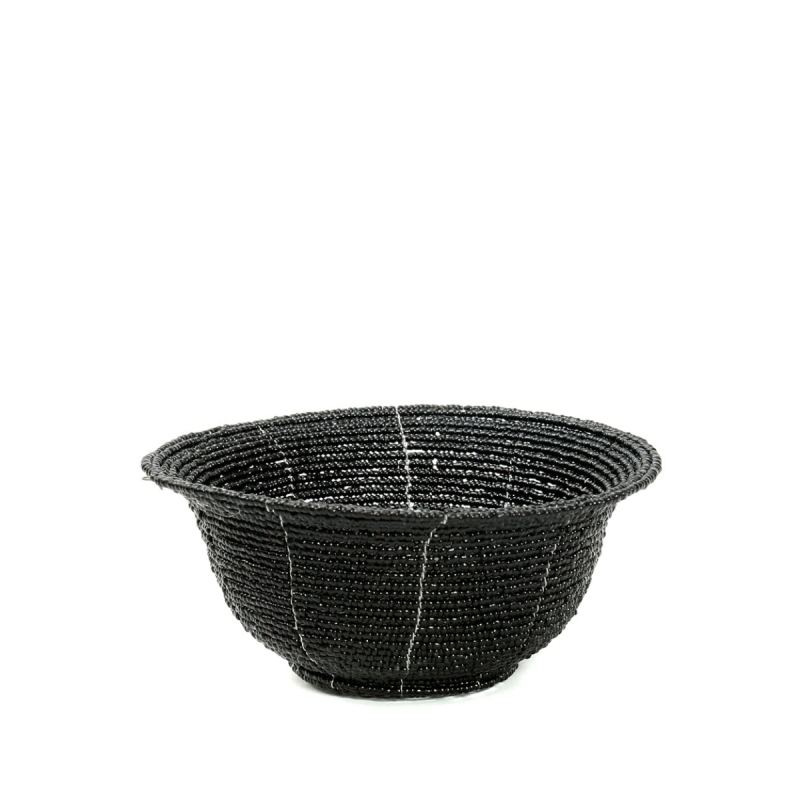The Beaded Bowl Low - Black - S
