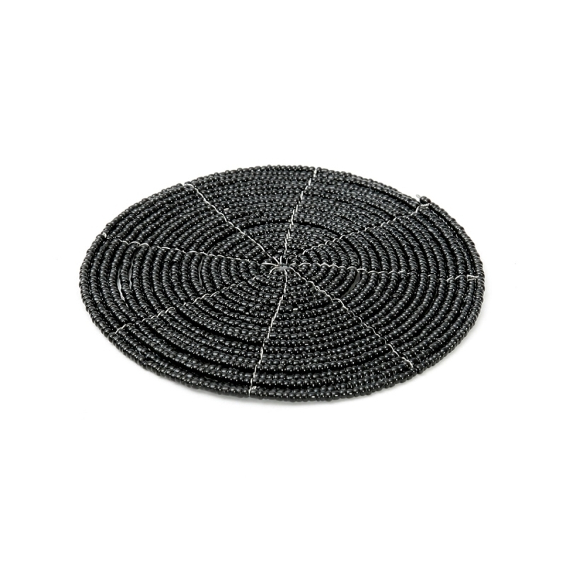 The Beaded Coaster - Black