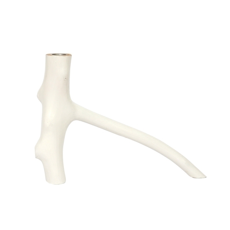 The Triple Twig Candle Holder - White