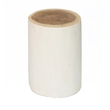 The Tribe Stool - Natural White