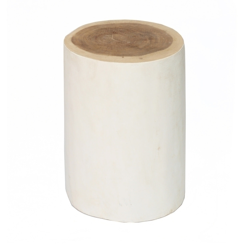 The Tribe Stool - Natural White