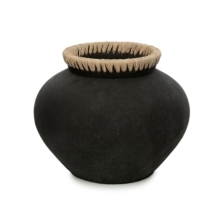 The Styly Vase - Black Natural - L