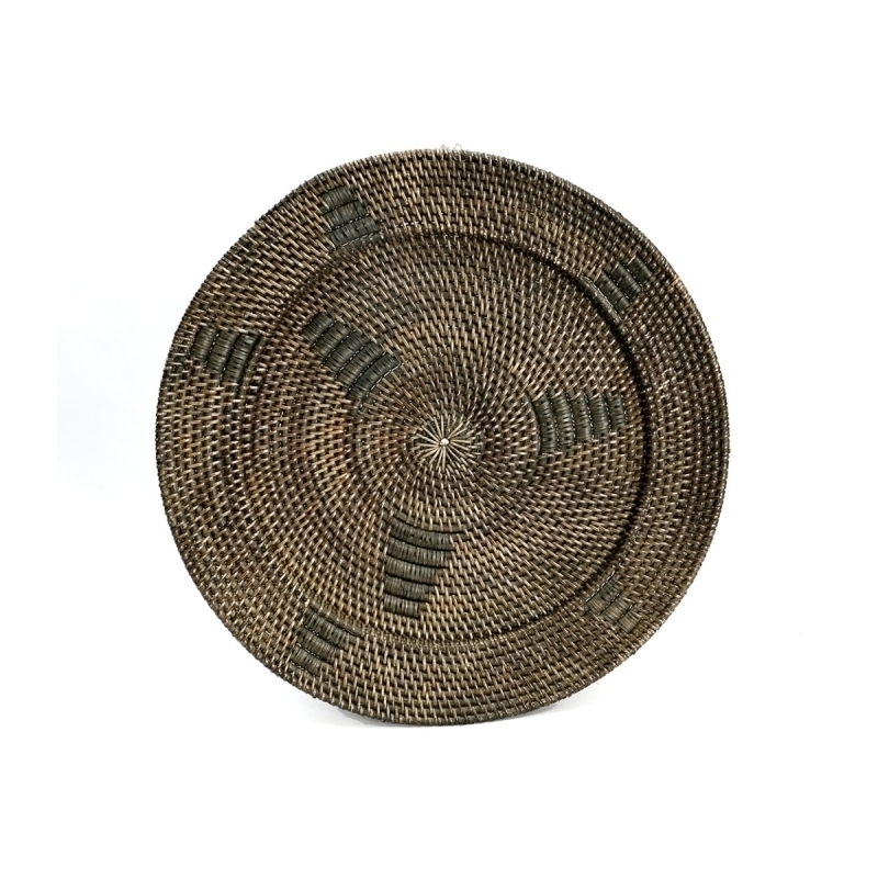 The Jasmine Plate - Brown - L