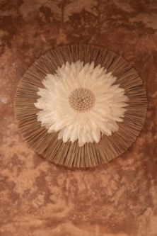 The Alang Feather Juju - Natural White