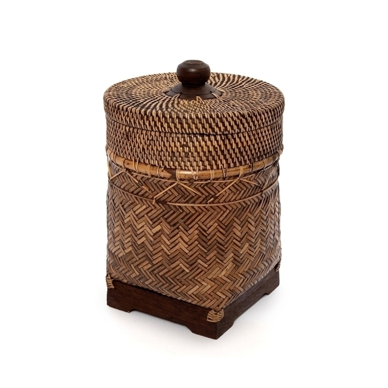 The Bathroom Bin Basket - Natural Brown