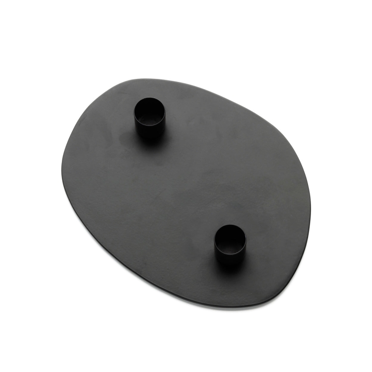 The Glowpad Candle Holder - Black - M