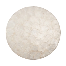 The Mother of Pearl Placemat - White